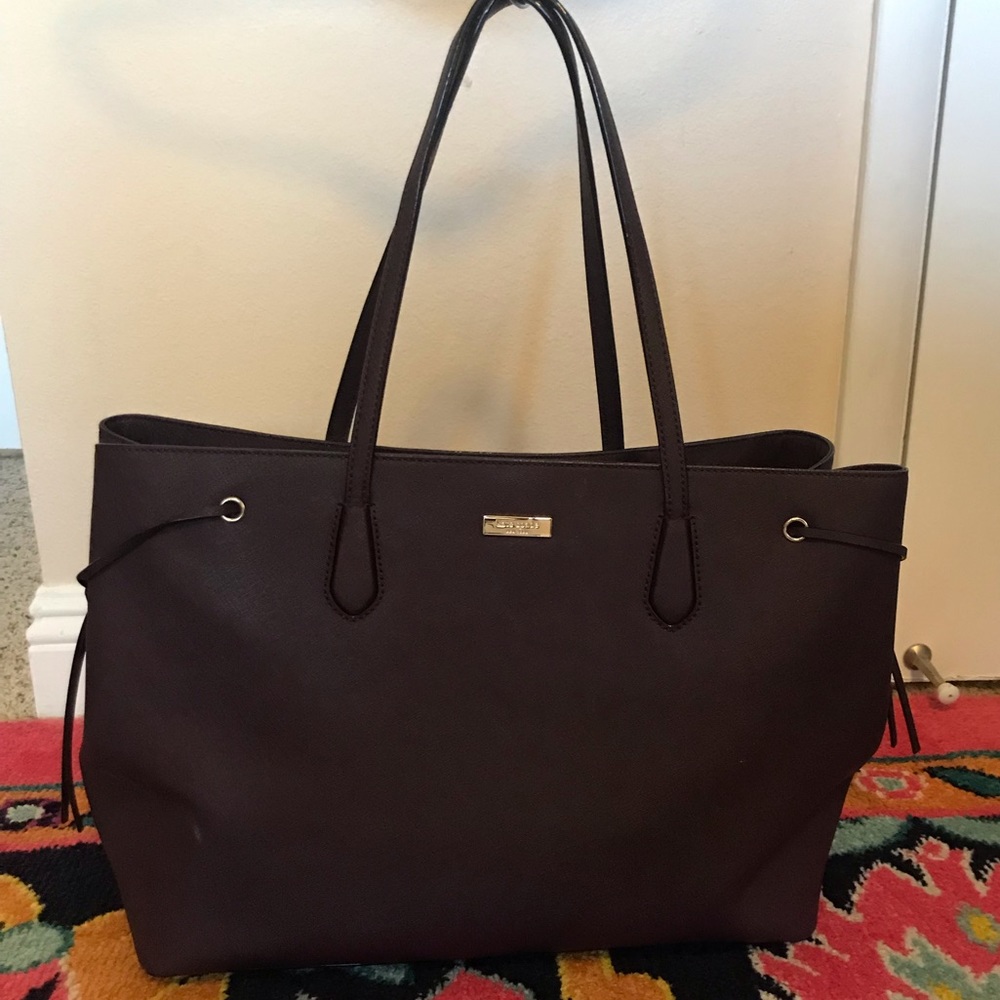 Purple Kate Spade Tote Bag